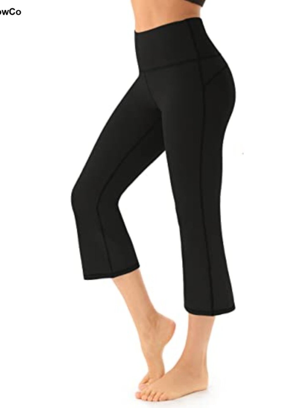 High Waist Bootcut Yoga Pants with Pockets Tummy Control Flare Workout Leggings